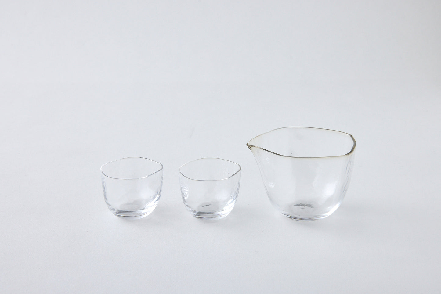 Edo Glass Japanese Sake Set