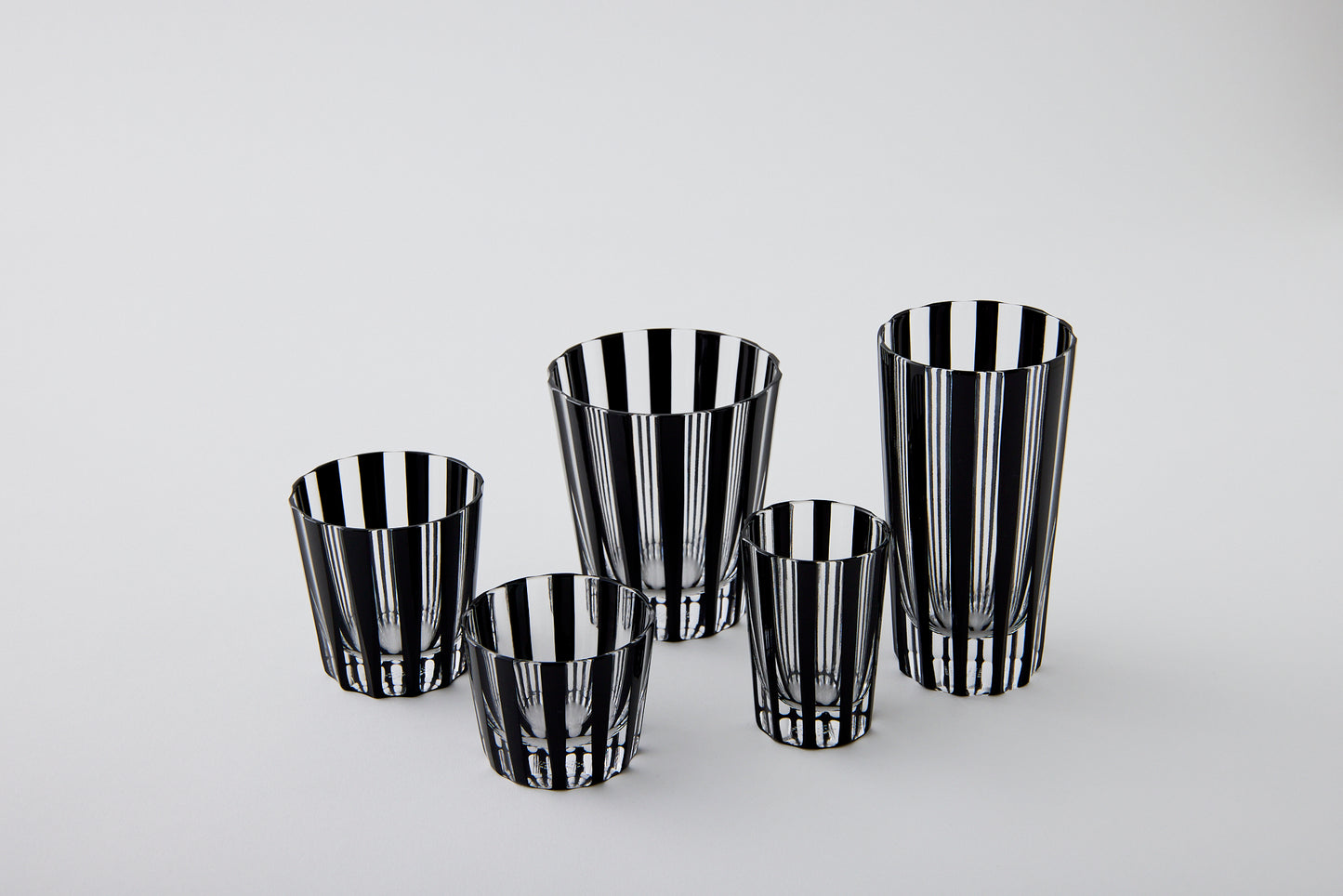 Edokiriko Stripe Old Fashioned Glass