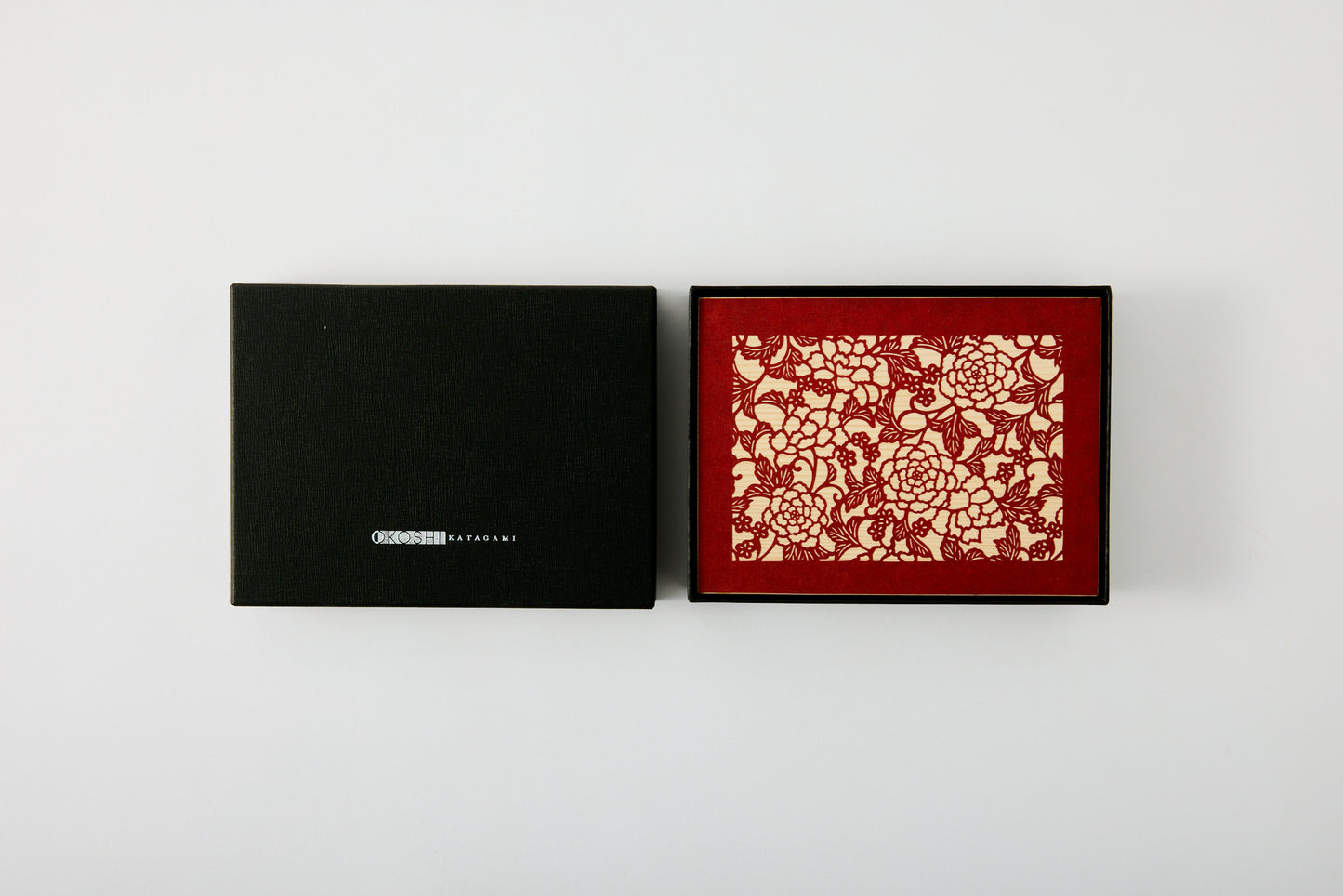 Stationery Box Ise Katagami [Peony tangweed]