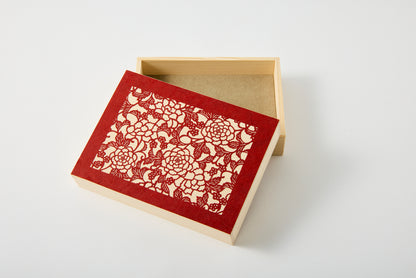 Stationery Box Ise Katagami [Peony tangweed]