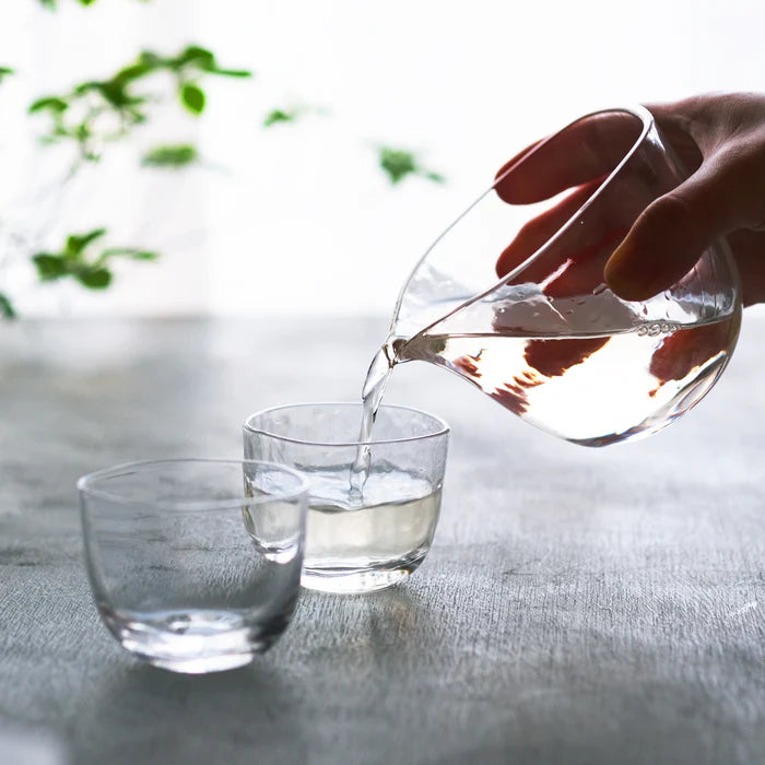 Edo Glass Japanese Sake Set