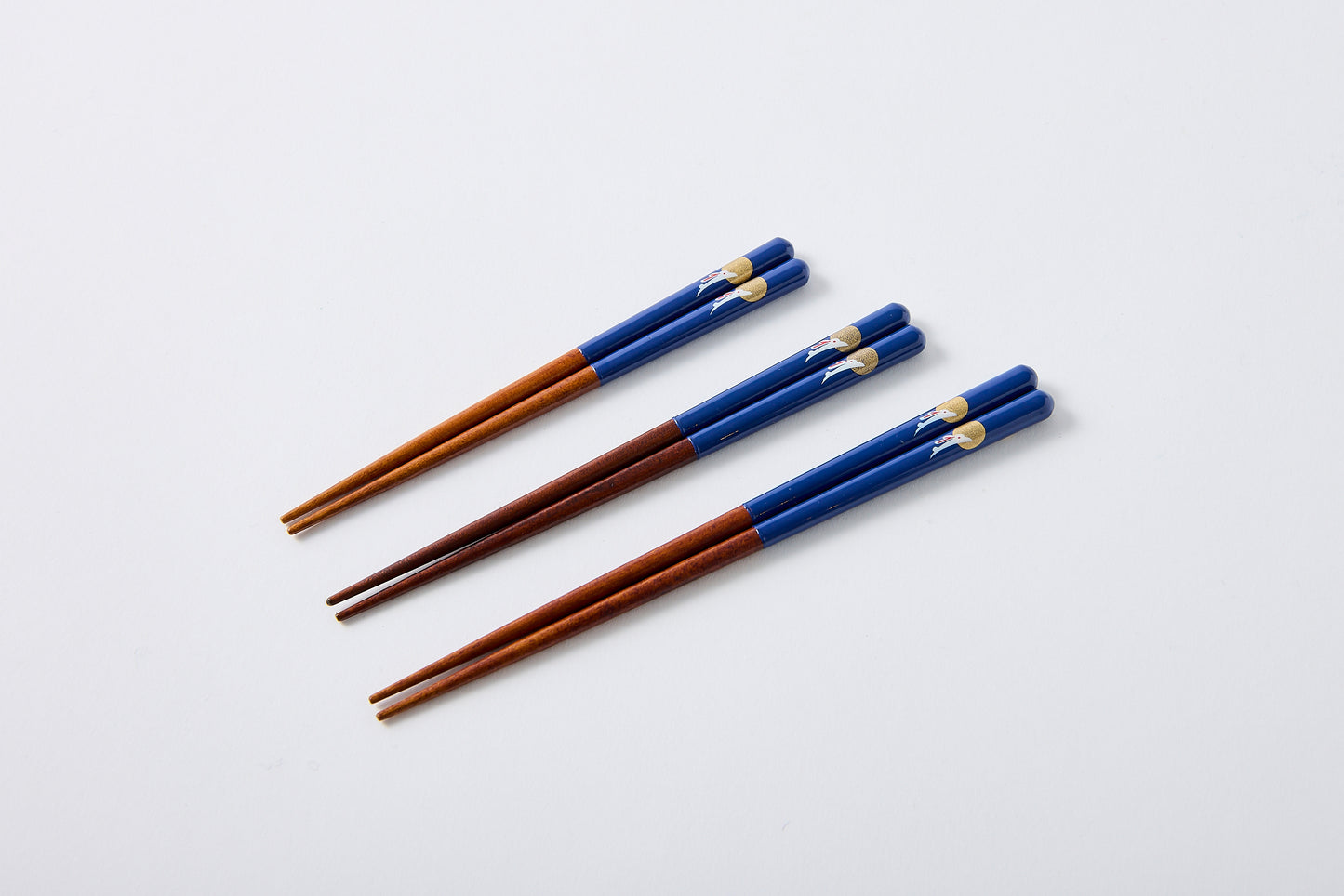 Dishwasher-Safe Chopsticks Moon Rabbit Blue 16cm