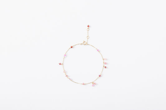 [ BASIC ] Pink Stones Bracelet