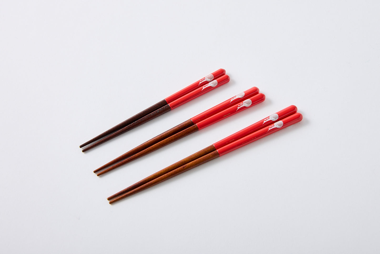 Dishwasher-Safe Chopsticks Moon Rabbit Red 18cm