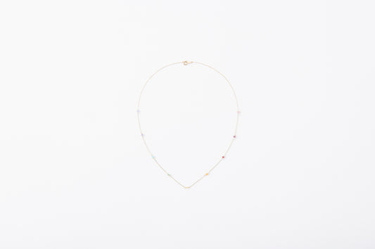 [ BASIC ] Multicolor Station Necklace