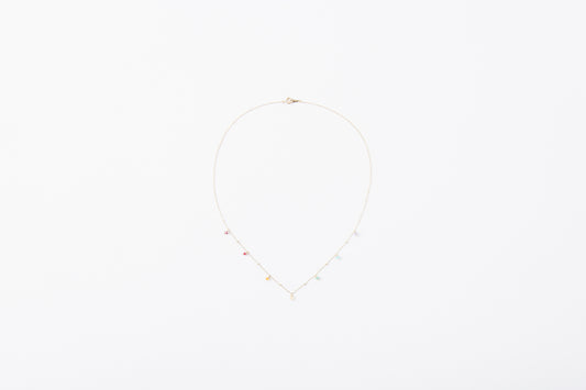 [ BASIC ] Multicolor Stone Necklace