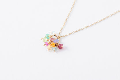 [ BASIC ] Multicolor Stone Necklace